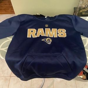 NWT Navy blue NFL official Los Angeles Rams sweatshirt hoodie